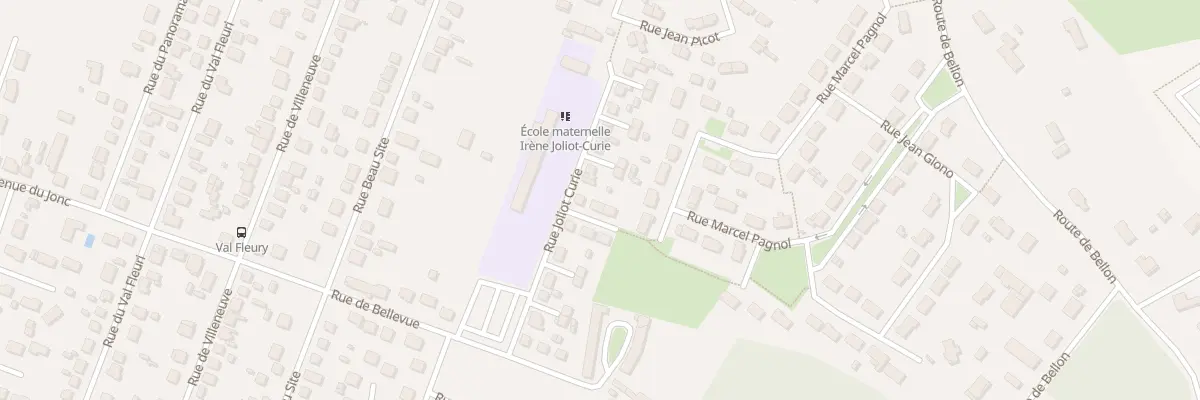 Plan du 28 Rue Joliot Curie à Vierzon