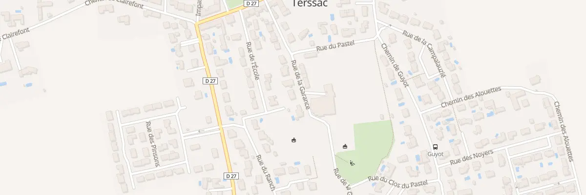 Plan du 15 Rue de la Garance à Terssac