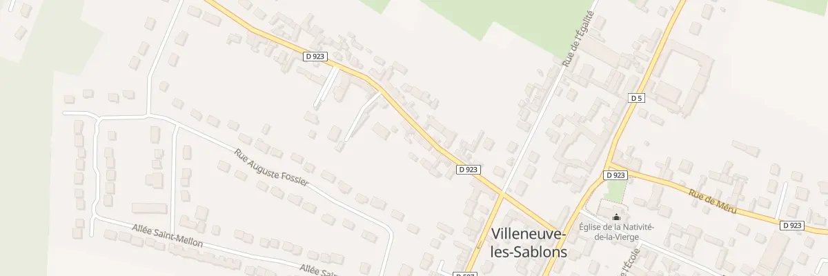 Plan du 21 Rue de la Gloriette à Villeneuve-les-Sablons