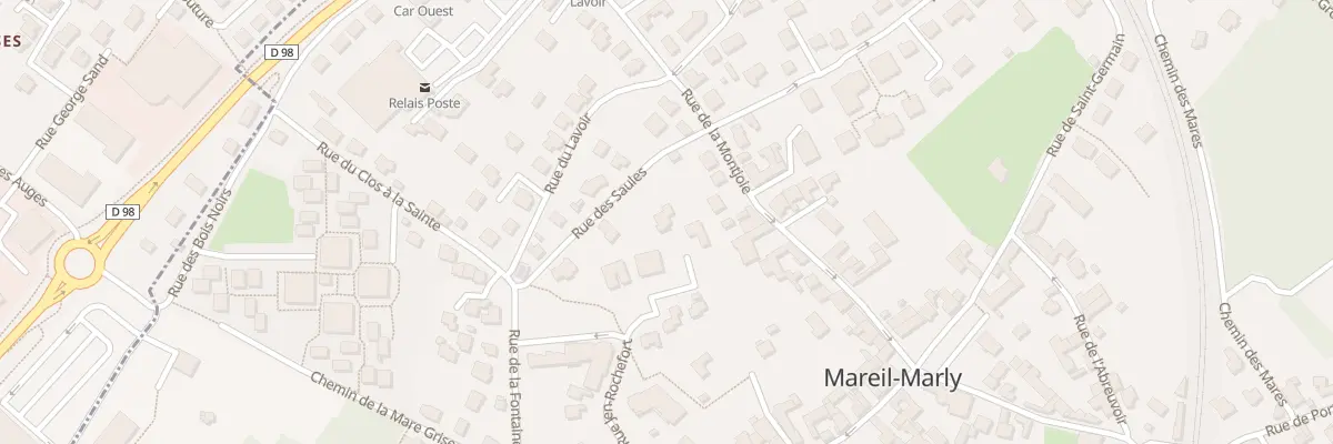 Plan du 6B Rue des Saules à Mareil-Marly