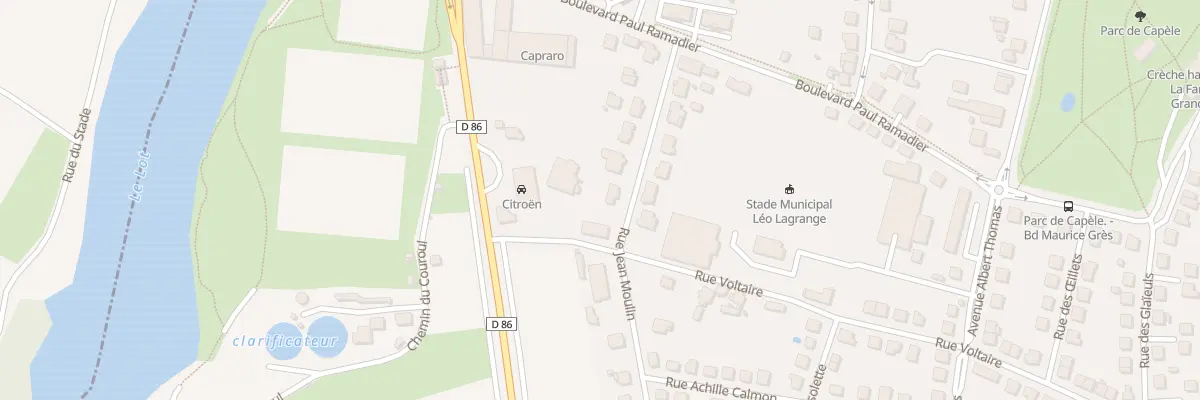 Plan du 10 Rue Jean Moulin à Capdenac-Gare