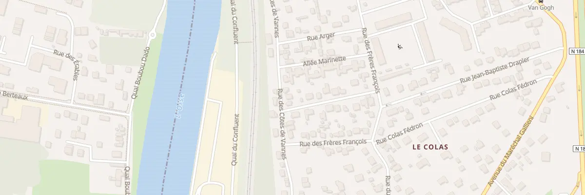 Plan du 32 Rue des Côtes de Vannes à Conflans-Sainte-Honorine