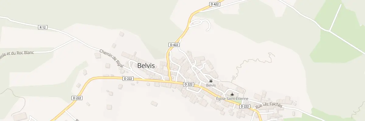 Plan du 33 Le Village à Belvis