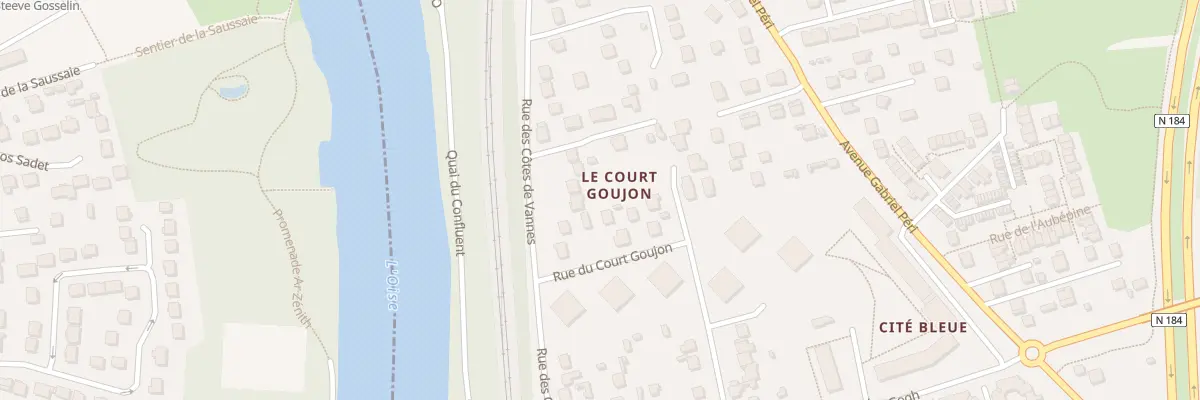 Plan du 90 Rue des Côtes de Vannes à Conflans-Sainte-Honorine