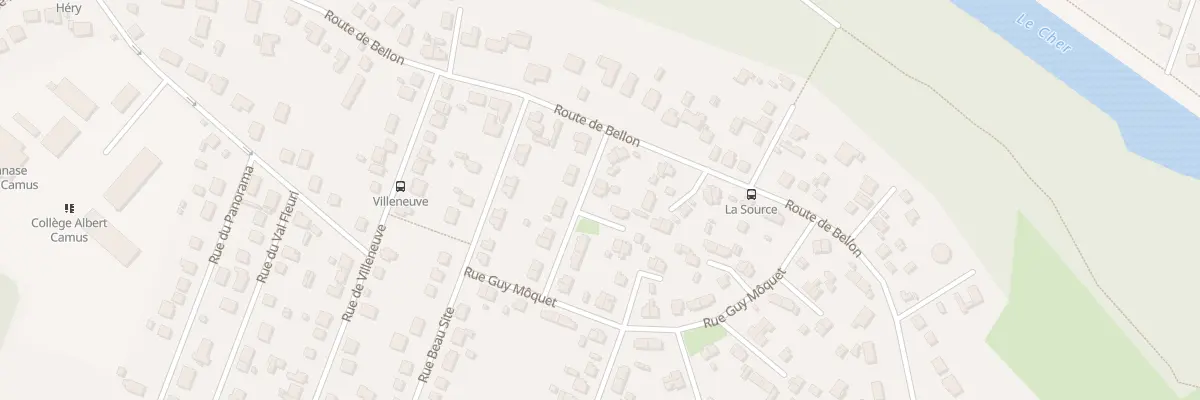 Plan du 47 Rue Daniele Casanova à Vierzon