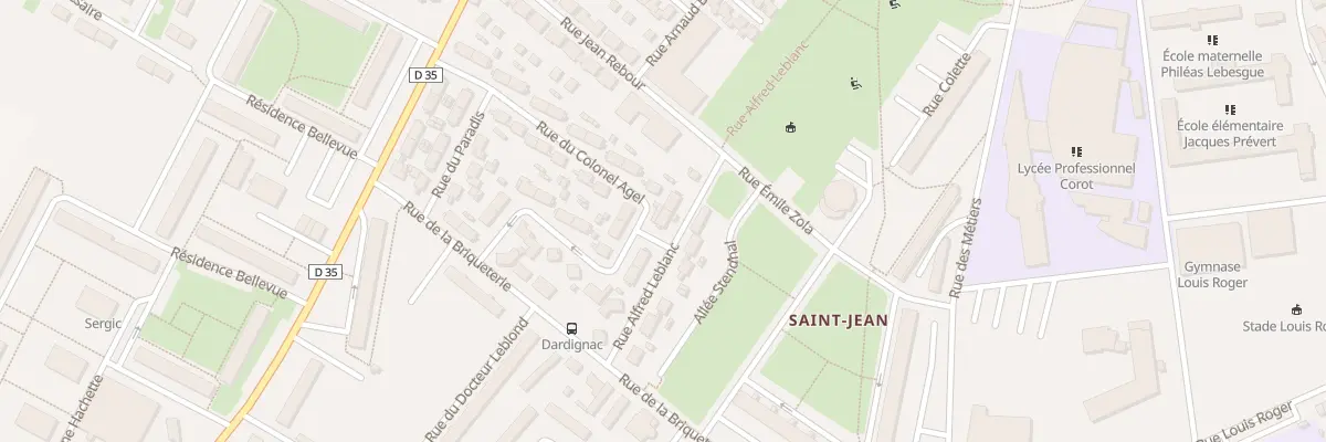 Plan du 9 Rue Alfred Leblanc à Beauvais