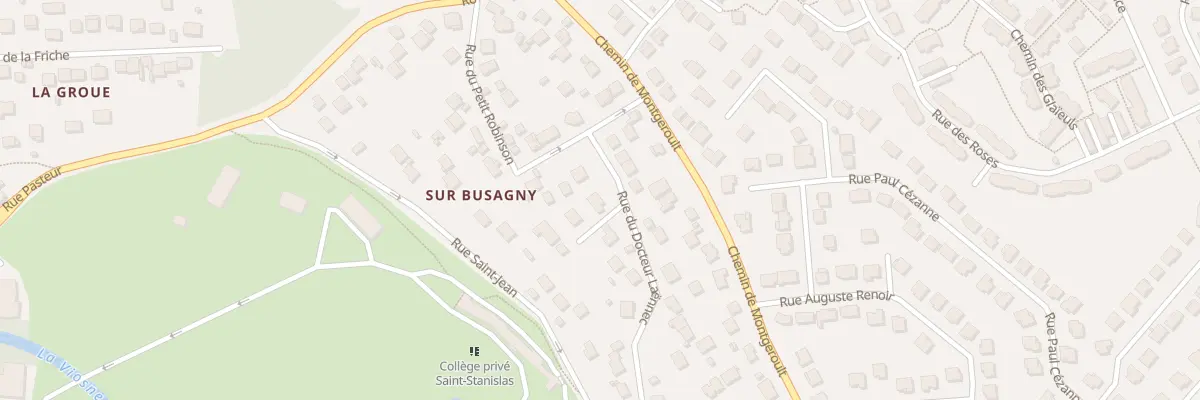 Plan du 15 Rue du Docteur Laennec à Osny