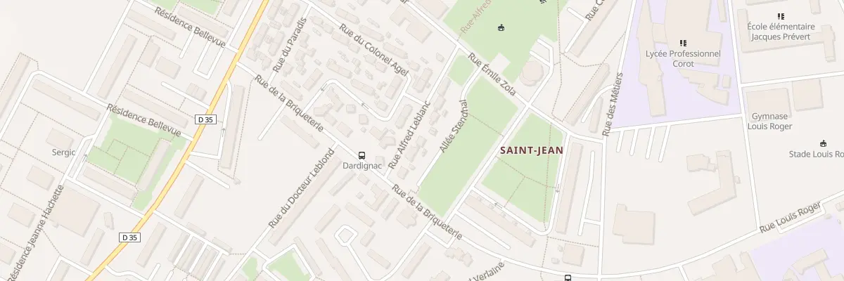 Plan du 6 Rue Alfred Leblanc à Beauvais