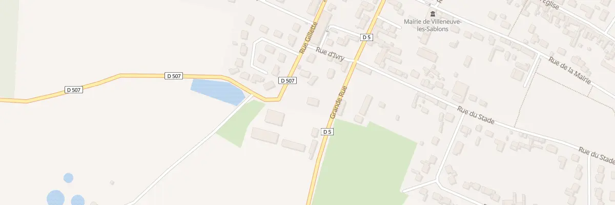 Plan du 1 Gr Grande Rue à Villeneuve-les-Sablons