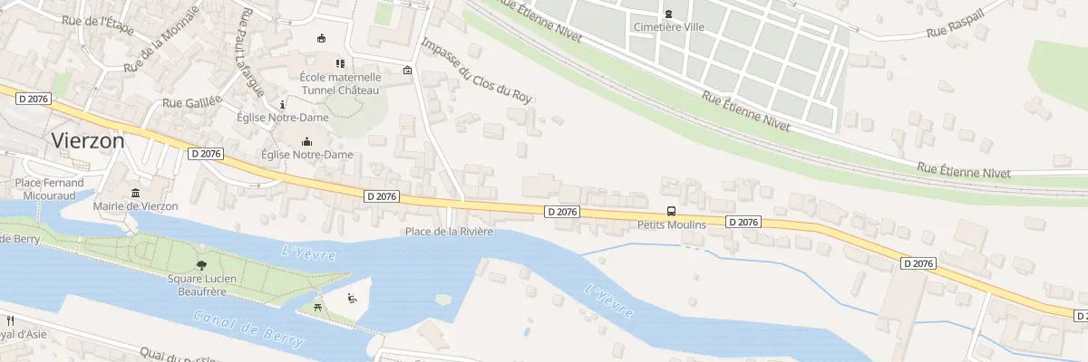 Plan du 6 Rue Jules Louis Breton à Vierzon