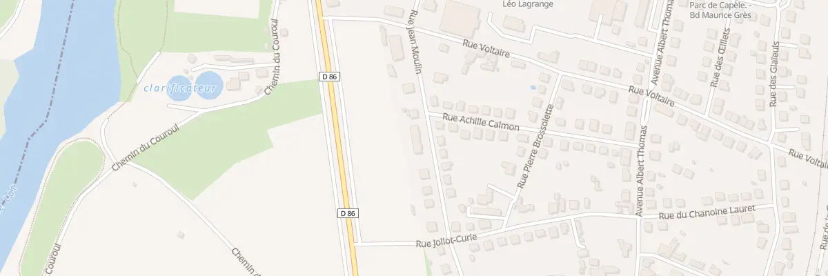 Plan du 22 Rue Jean Moulin à Capdenac-Gare
