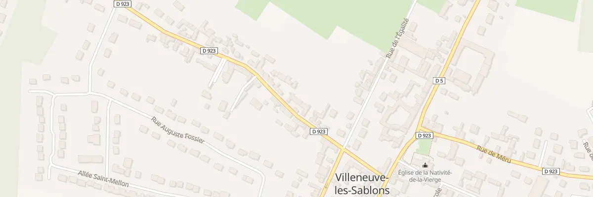 Plan du 12 Rue de la Gloriette à Villeneuve-les-Sablons