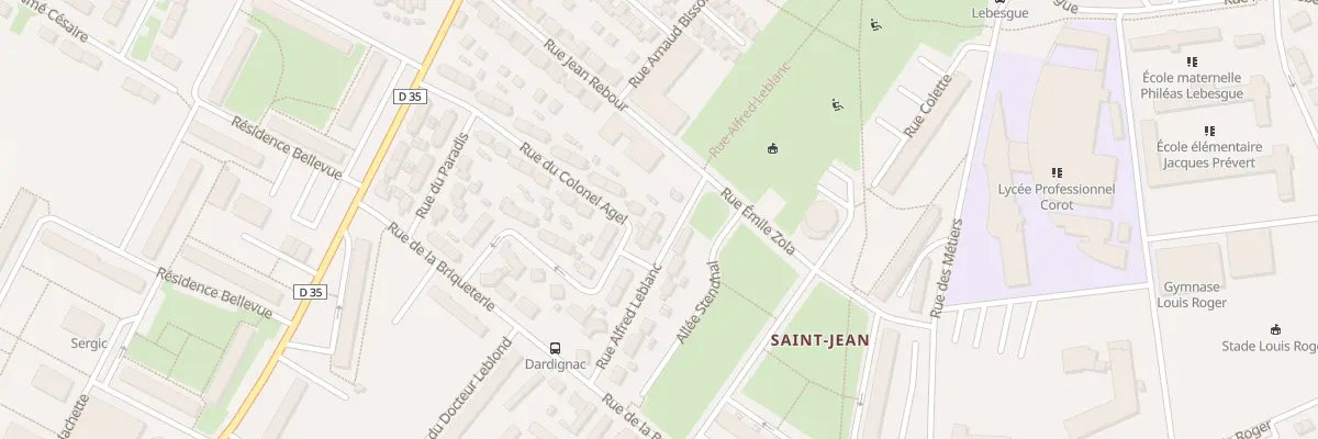 Plan du 11 Rue Alfred Leblanc à Beauvais