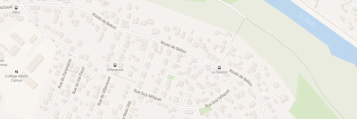 Plan du 51 Rue Daniele Casanova à Vierzon