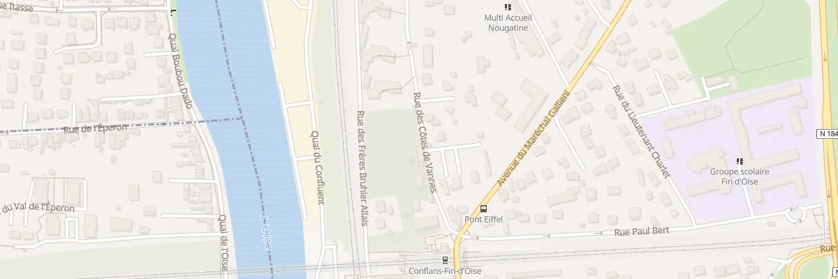Plan du 9 Rue des Côtes de Vannes à Conflans-Sainte-Honorine