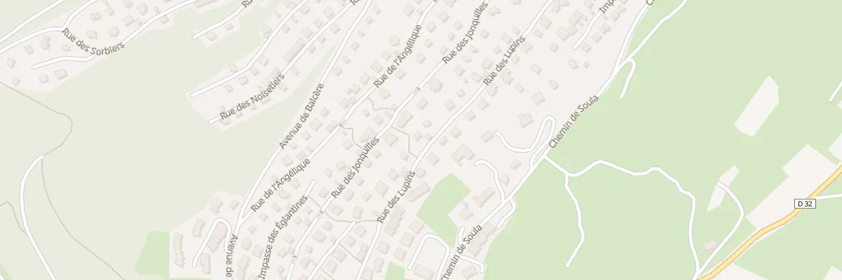 Plan du 21 Rue des Lupins aux Angles