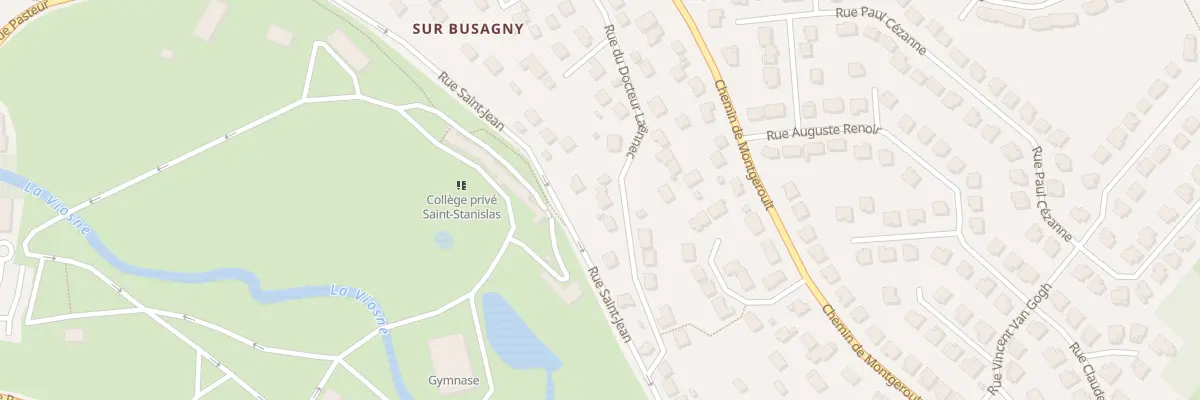 Plan du 5 Rue du Docteur Laennec à Osny