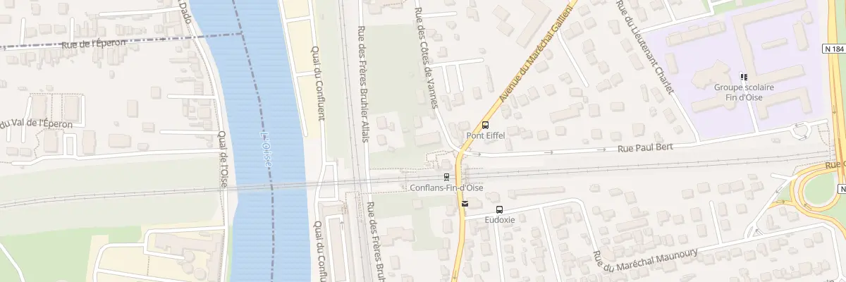 Plan du 1 Rue des Côtes de Vannes à Conflans-Sainte-Honorine