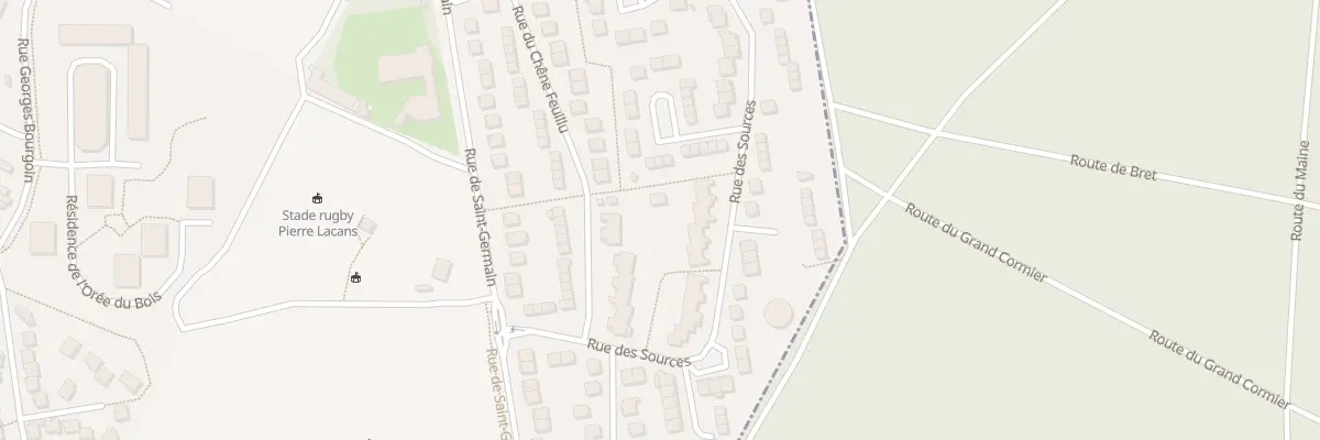 Plan du 40 Rue des Sources à Achères