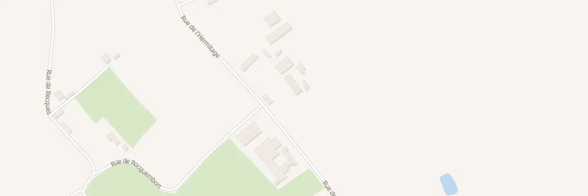 Plan du 737 Rue de l’Hermitage à Zutkerque
