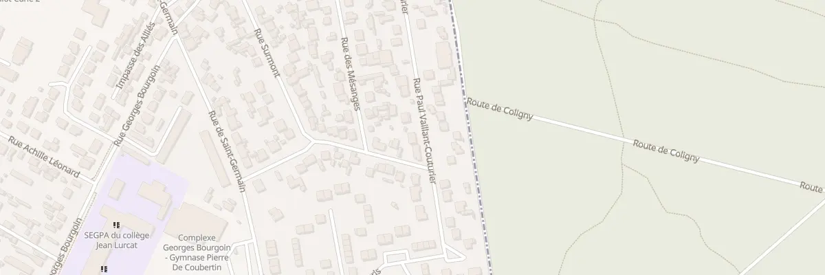 Plan du 50 Rue Paul Vaillant Couturier à Achères