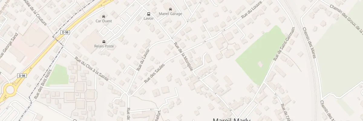 Plan du 25 Rue de la Montjoie à Mareil-Marly