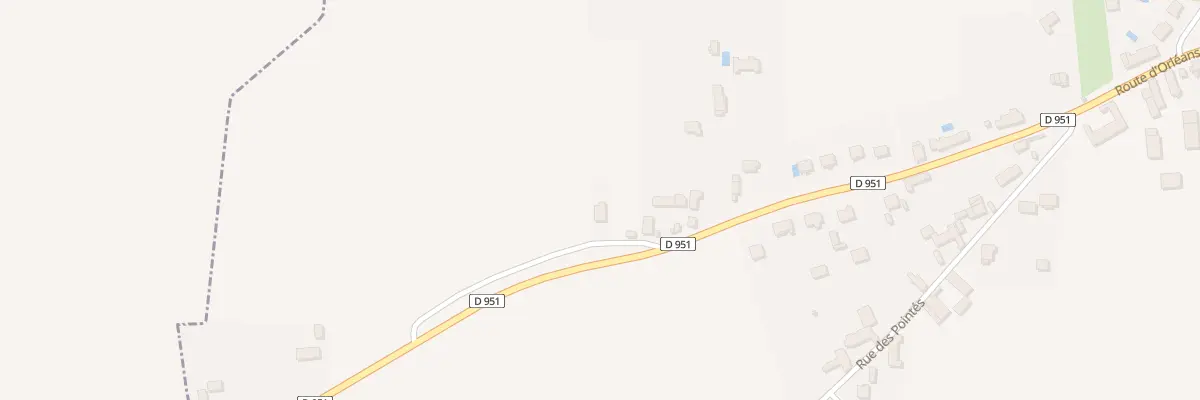 Plan du 142 Rte d’Orléans à Darvoy