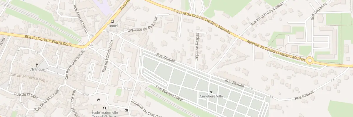Plan du 33 Rue Raspail à Vierzon