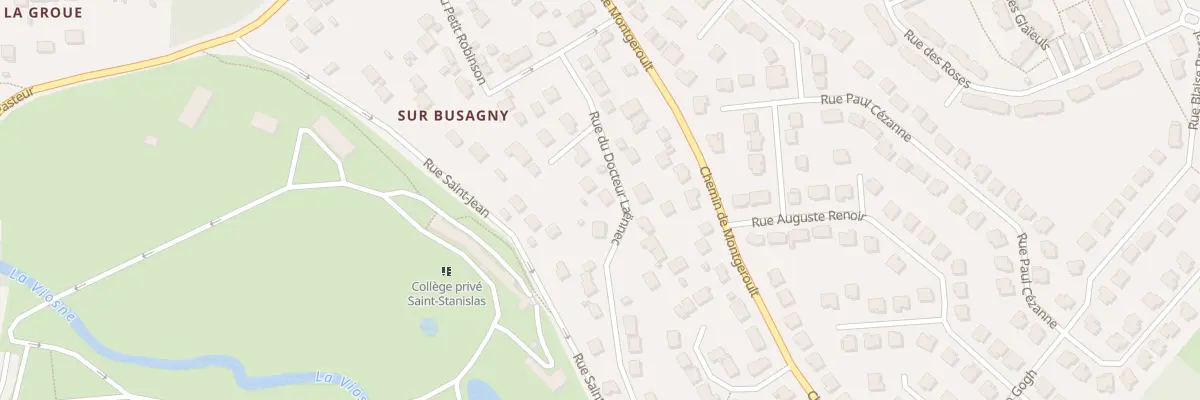 Plan du 7B Rue du Docteur Laennec à Osny