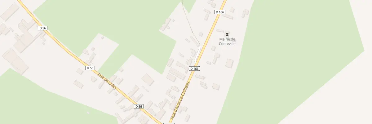 Plan du 9 Rue d’Auxi Le Chateau à Conteville