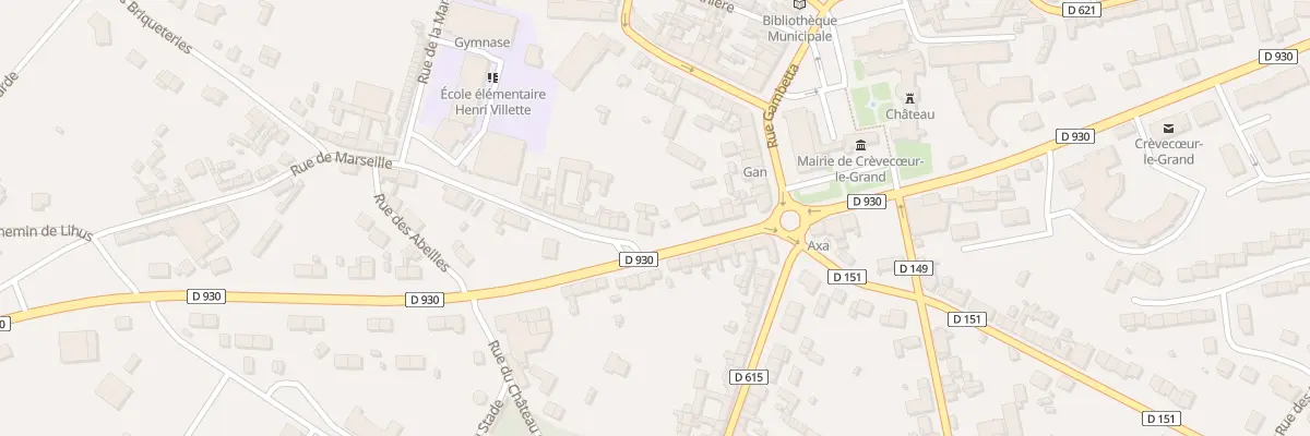 Plan du 2 Rue de Marseille à Crèvecœur-le-Grand