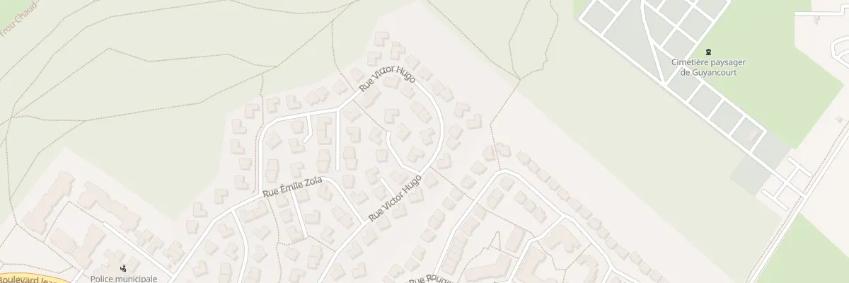 Plan du 33 Rue Victor Hugo à Guyancourt
