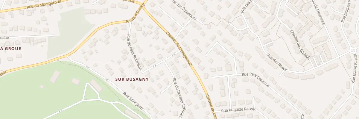 Plan du 36 Rue du Docteur Laennec à Osny