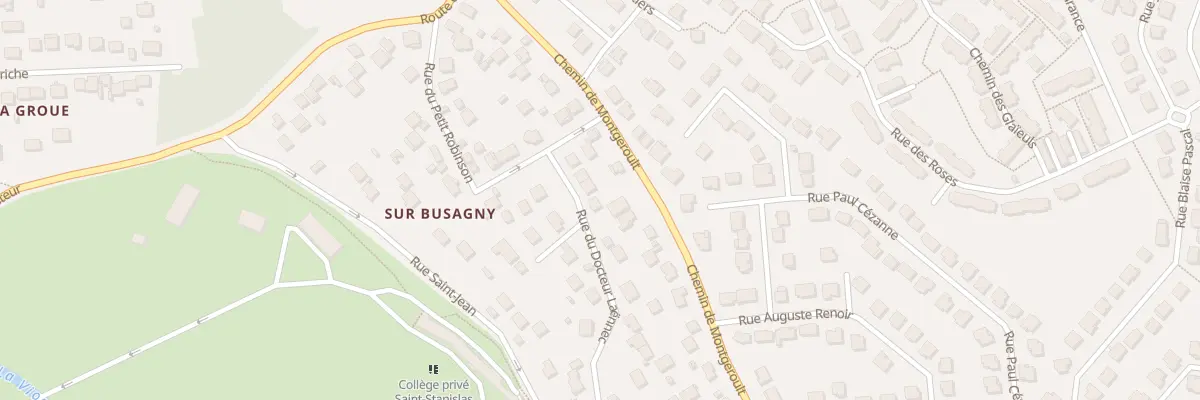 Plan du 34A Rue du Docteur Laennec à Osny