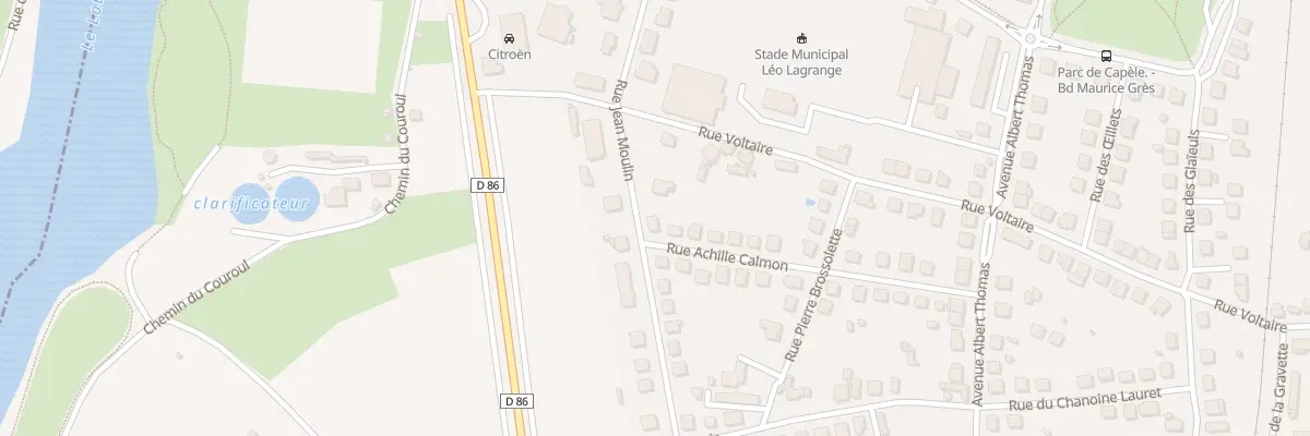Plan du 17 Rue Jean Moulin à Capdenac-Gare