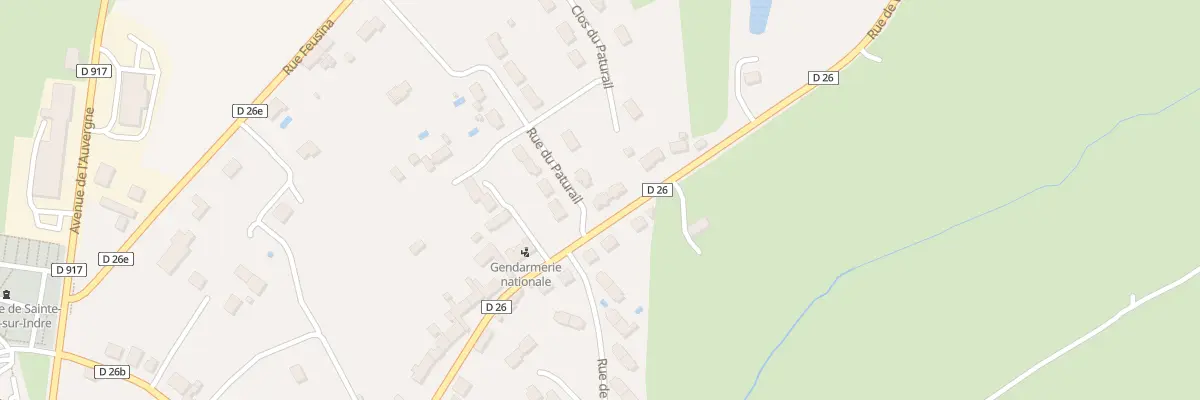 Plan du 39B Rue de Verdun à Sainte-Sévère-sur-Indre