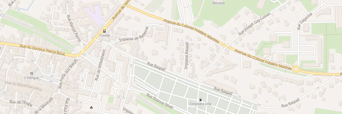 Plan du 35 Rue Raspail à Vierzon