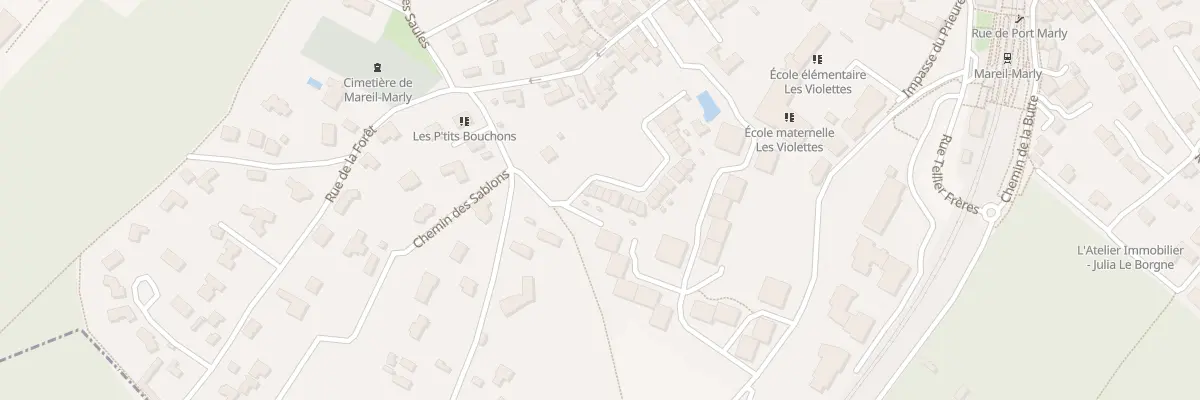 Plan du 5 Che Philippe Noiret à Mareil-Marly