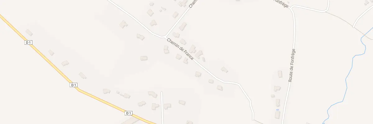 Plan du 22 Che de France à Castelnau-de-Lévis