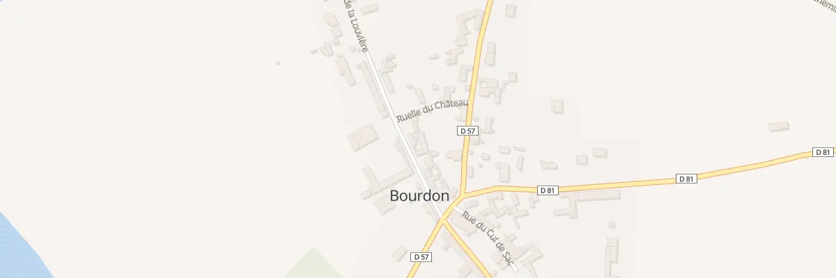 Plan du 12 Rue de Louviere à Bourdon