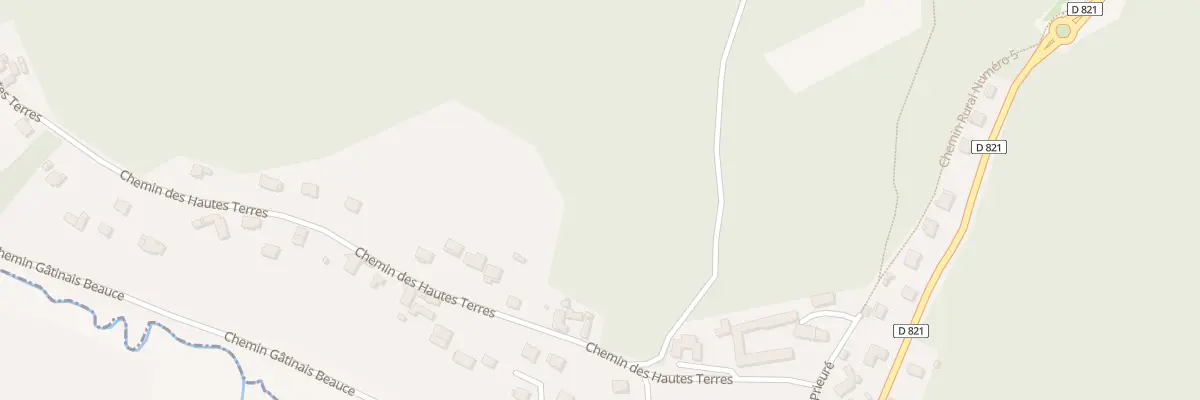 Plan du 10 Che des Hautes Terres à Saint-Hilaire