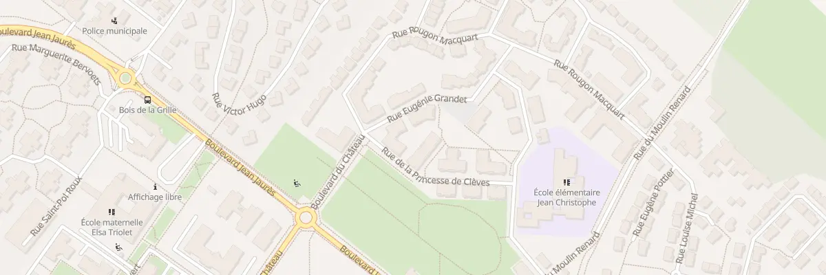 Plan du 4 Rue Eugénie Grandet à Guyancourt