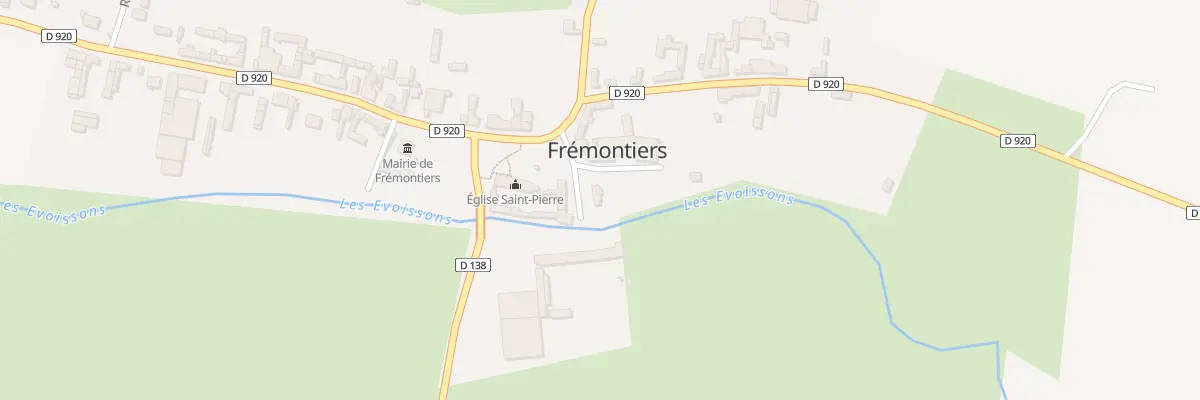 Plan du 12 Rue du Moulin à Frémontiers