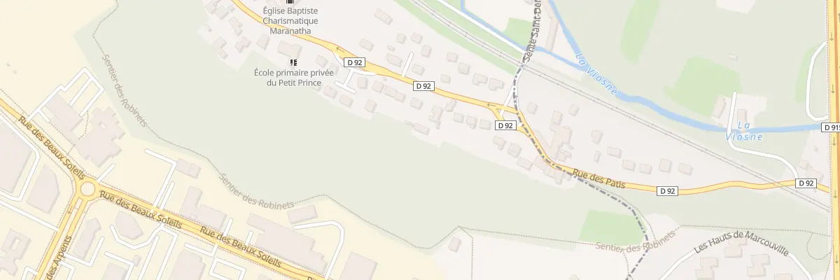 Plan du 39 Rue des Pâtis à Osny