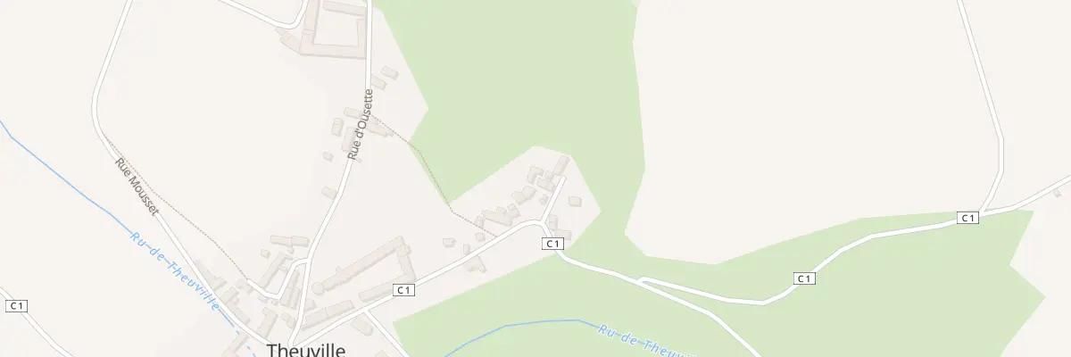 Plan du 3 Che d’Haravilliers à Theuville