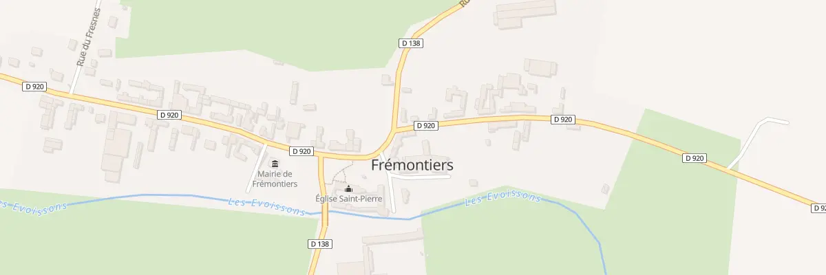 Plan du 2 Rte de Conty à Frémontiers