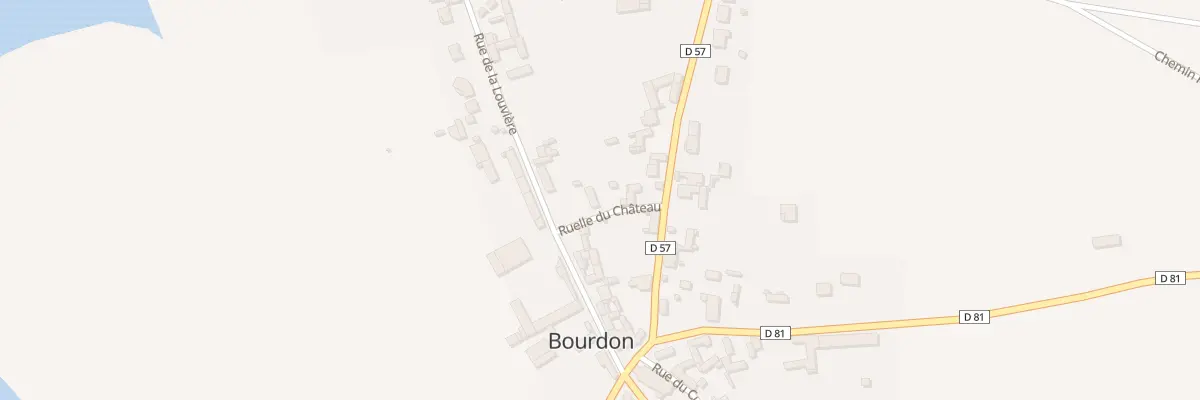 Plan du 5077 Rue de Louviere à Bourdon