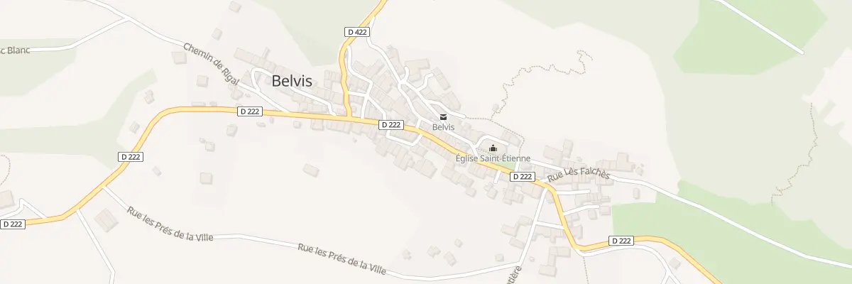 Plan du 84 Le Village à Belvis