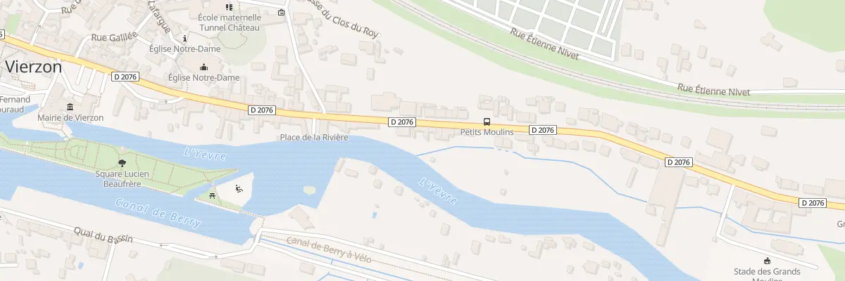 Plan du 9 Rue Jules Louis Breton à Vierzon