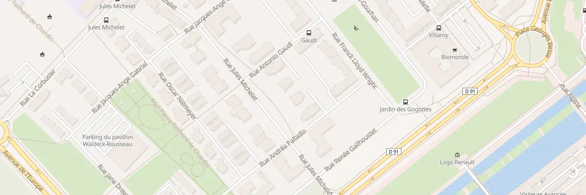 Plan du 25 Rue Jules Michelet à Guyancourt